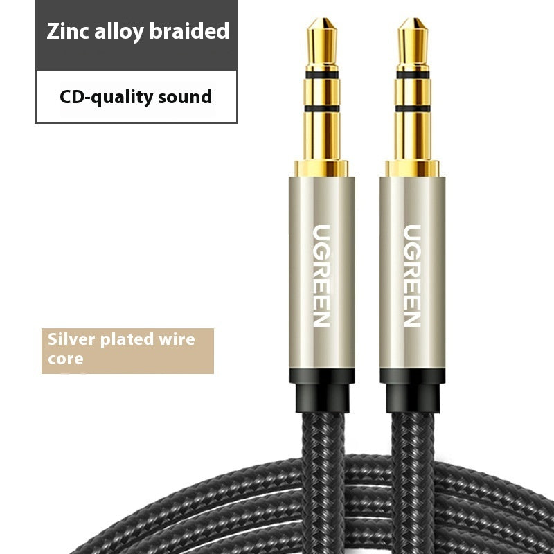 Car Aux Audio Cable 35mm Applicable To Sound Equipment For Cellphone Headphone Cable