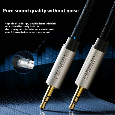 Car Aux Audio Cable 35mm Applicable To Sound Equipment For Cellphone Headphone Cable
