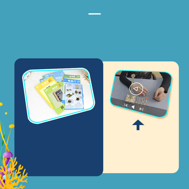 Hand-assembled Black Technology Creative Technology Space-time Tunnel