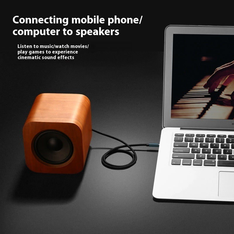 Car Aux Audio Cable 35mm Applicable To Sound Equipment For Cellphone Headphone Cable