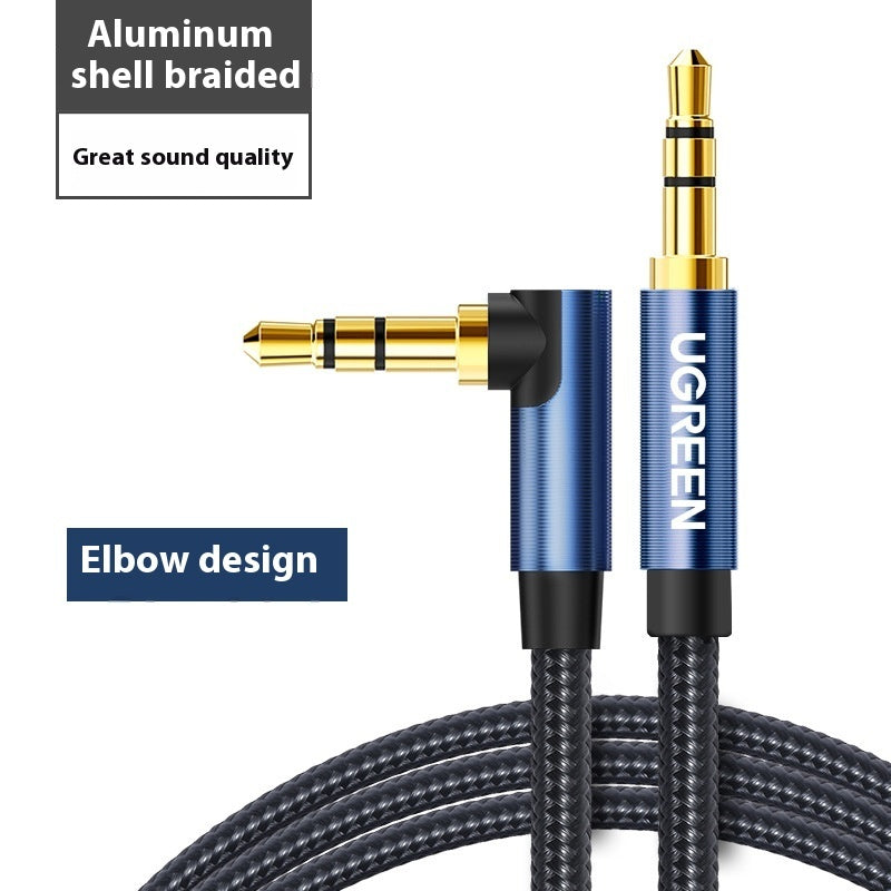 Car Aux Audio Cable 35mm Applicable To Sound Equipment For Cellphone Headphone Cable