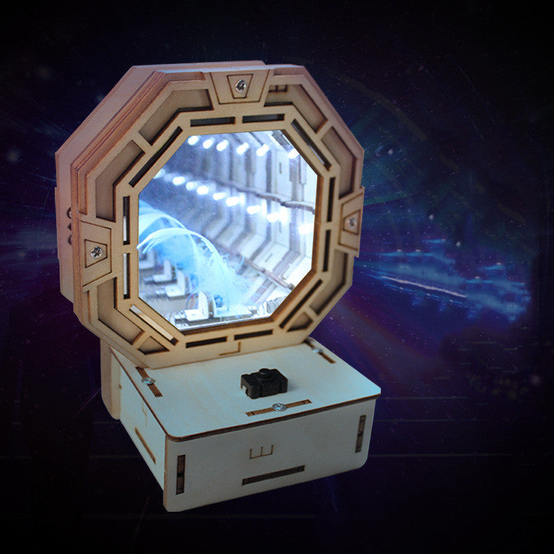 Hand-assembled Black Technology Creative Technology Space-time Tunnel