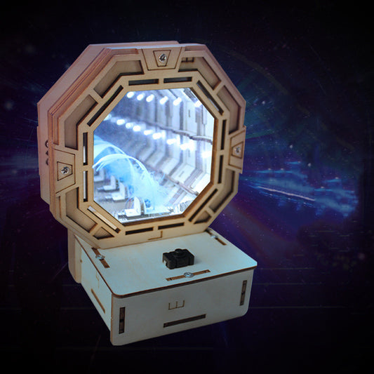 Hand-assembled Black Technology Creative Technology Space-time Tunnel